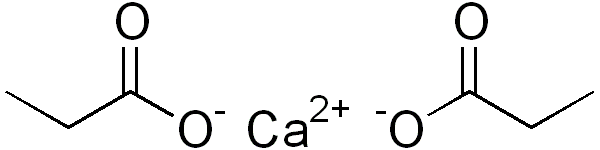 calcium propionate chemical structure